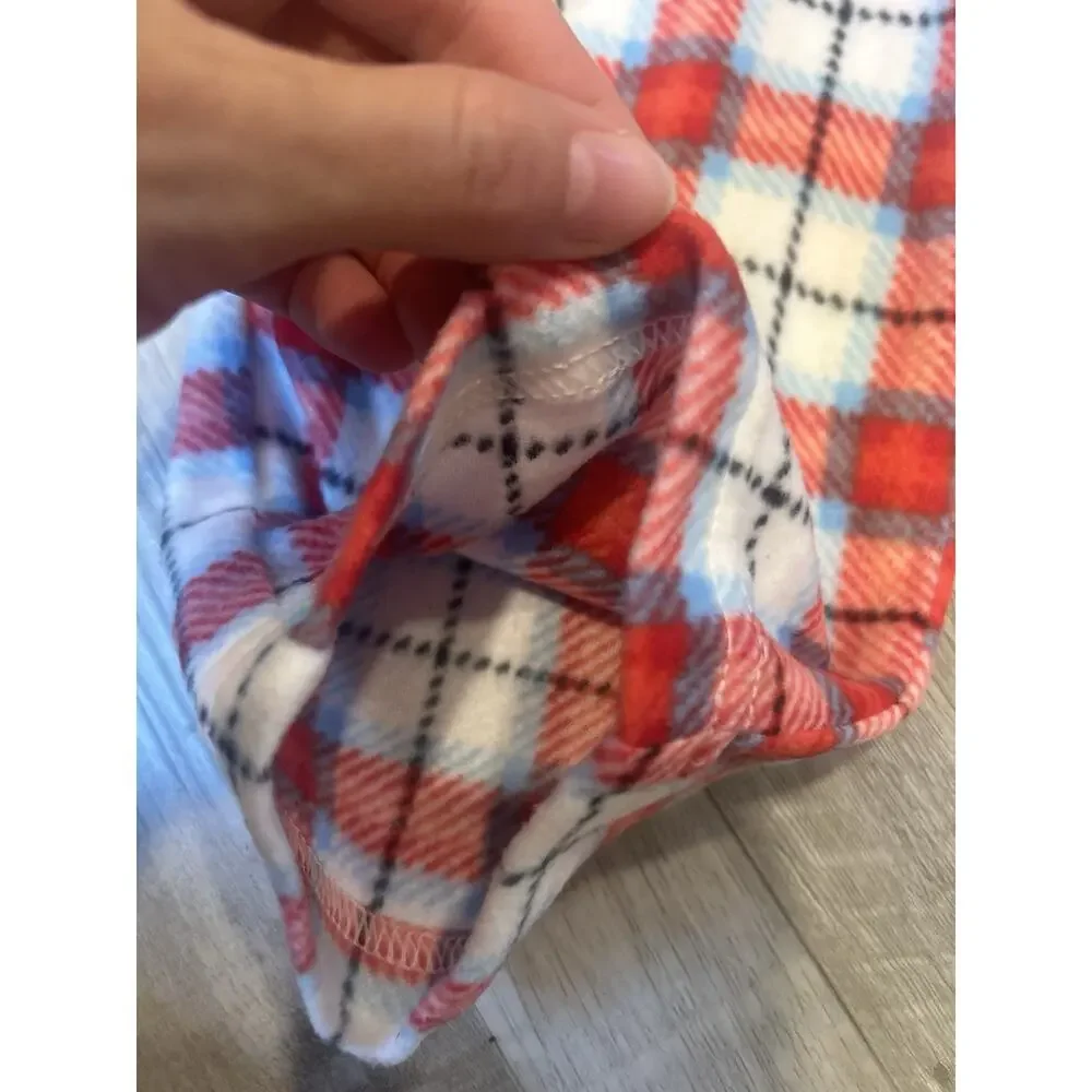 Wondershop At Target Kids 2T Pajama Pants Red Blue White Plaid Fleece Sleepwear